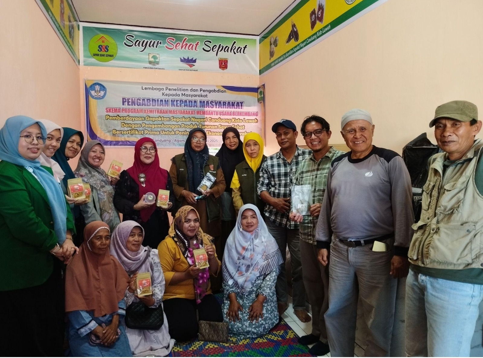 Tim PKM Unand bersama Gapoktan Sepakat Canduang Koto Laweh Agam